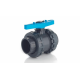 FIP Βάνα PVC U Ball Valve Φ 90mm