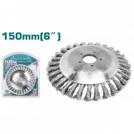 Κεφαλη Χορτοκοπτικου Total Συρματόβουρτσα UNIVERSAL Φ-150mm / 6"  
