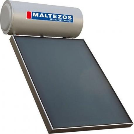 Ηλιακος Θερμοσιφωνας Maltezos EM 160Lt /2Ε/ SAC 130 X 150